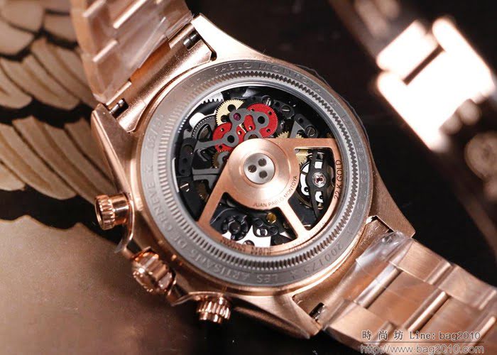 ROLEX勞力士 迪通拿Rolex Daytona 第一款碳纖維縷空機械 夜光功能 男士腕表  wssb4846